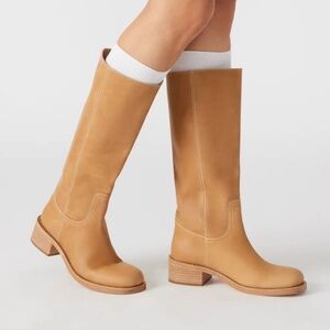 Steve Madden Riggs Knee-High Leather Boots